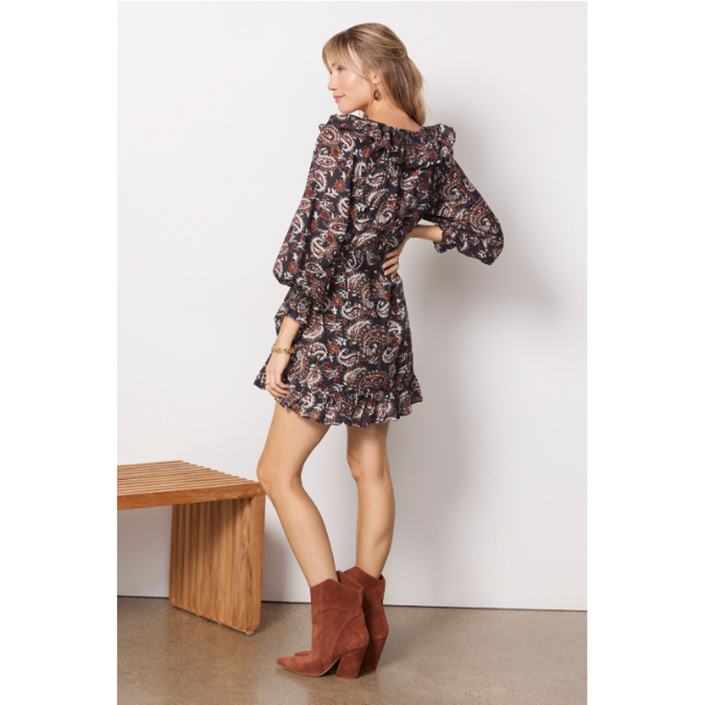 CLEOBELLA NWT Carolyn Paisley Print Mini Dress // M - Picture 2 of 16